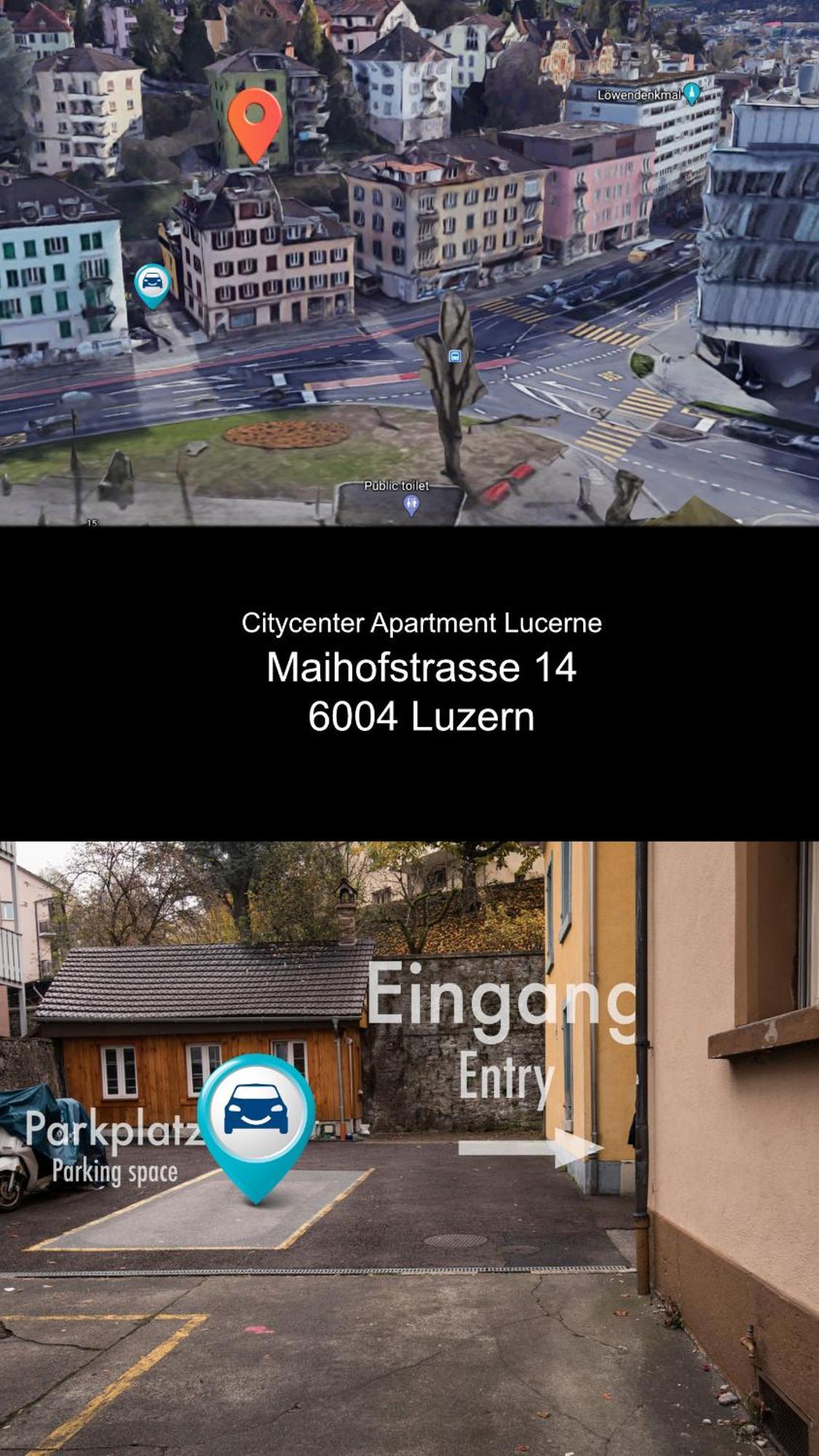 Citycenter Apartment With Parking Luzern Exterior foto